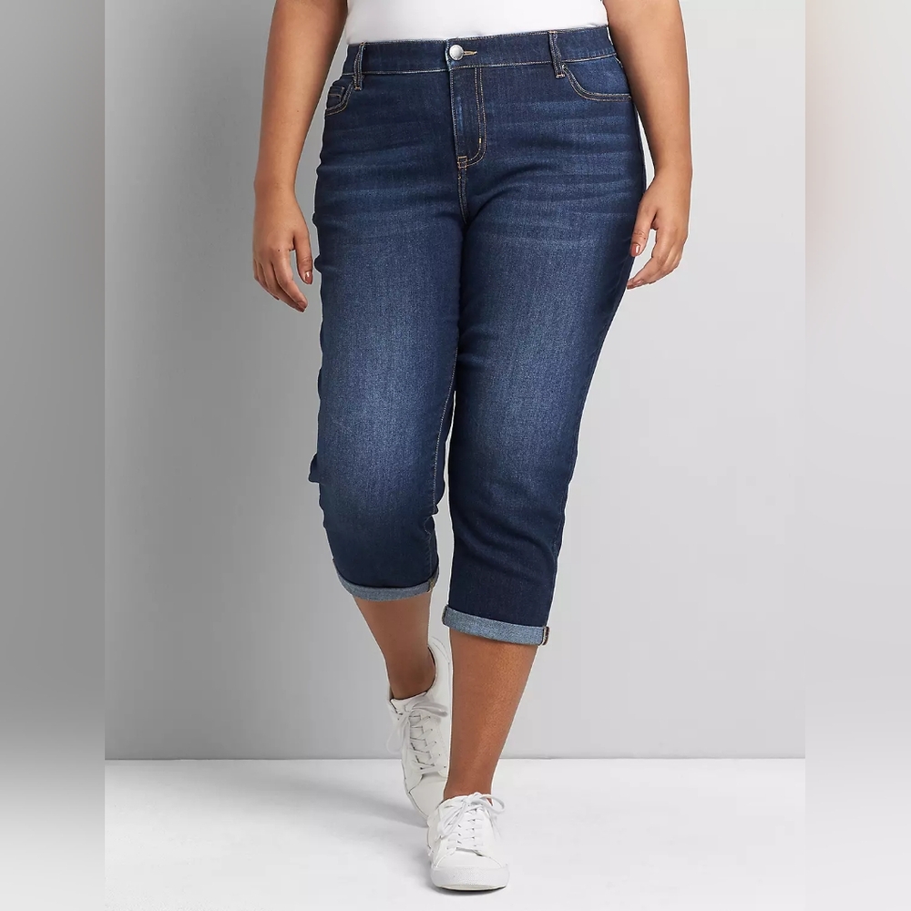 Lane Bryant Signature Fit Boyfriend Capri